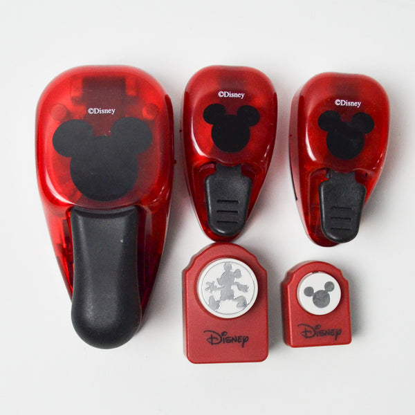 Mickey Mouse Paper Punches - Set of 5