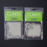 Hero Arts Clings Floral Tag Cling Stamps - Bundle of 2