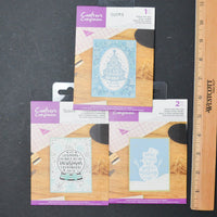 Christmas Crafter's Companion Clear Acrylic Stamps - Set of 3