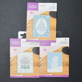 Christmas Crafter's Companion Clear Acrylic Stamps - Set of 3