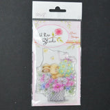 Wild Rose Studio Clear Easter Bunny Stamp