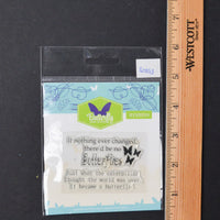 Butterfly Clear Acrylic Stamps