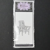 Paper Parachute Adirondack Chair Cling Rubber Stamp
