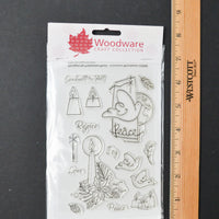 Woodware Craft Collection Peace on Earth Stamps
