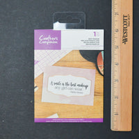 Crafter's Companion Best Makeup Clear Acrylic Stamp