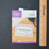 Crafter's Companion Best Makeup Clear Acrylic Stamp