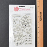 Woodware Craft Collection New Baby Clear Acrylic Stamps