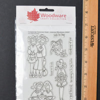 Woodware Craft Collection Friendship Clear Acrylic Stamps