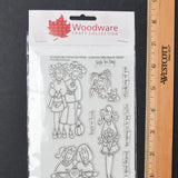 Woodware Craft Collection Friendship Clear Acrylic Stamps