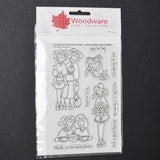 Woodware Craft Collection Friendship Clear Acrylic Stamps
