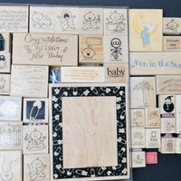 Baby Themed Rubber Stamp Bundle