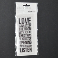 Kaiser Craft Christmas Love Clear Acrylic Stamp
