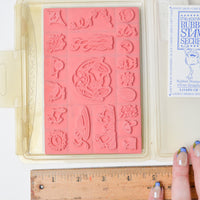 Inkadinkado Rabbit + Easter Stamp Set