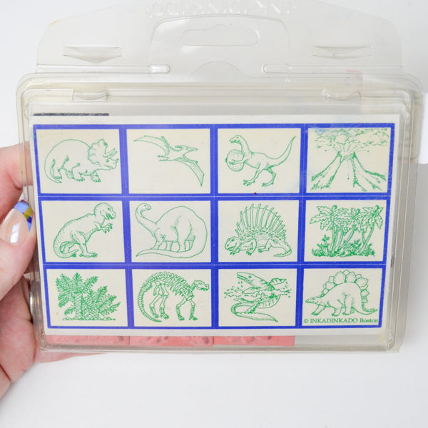 Inkadinkado Dinosaur Stamp Set - Incomplete