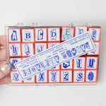 Inkadinkado Ransom Alphabet Stamp Set