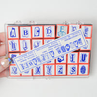 Inkadinkado Ransom Alphabet Stamp Set