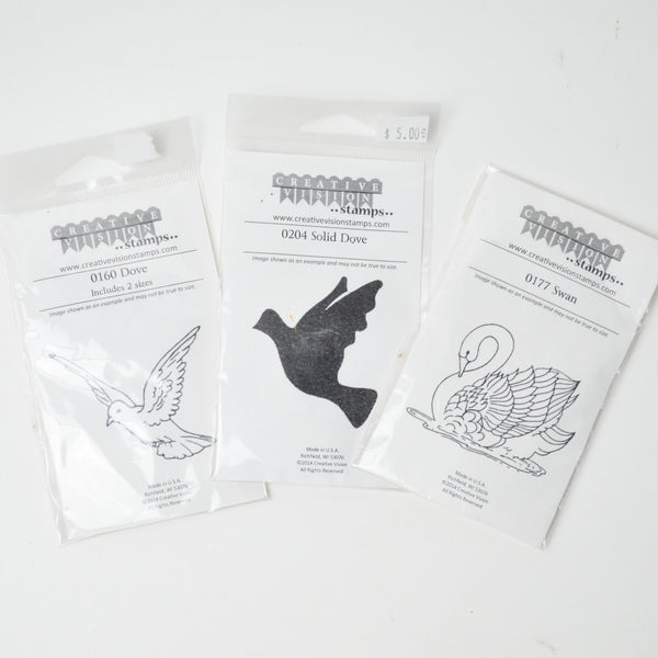 Creative Visions Birds Mountable Stamp Bundle