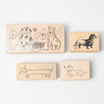 Dog Rubber Stamps - Set of 4