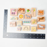 Farm Animal Rubber Stamp Set