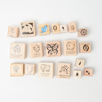 Animal + Flower Stamp Set