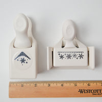 Martha Stewart Snowflake Border + Corner Punch Stamps - Set of 2