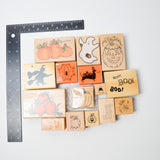 Halloween Rubber Stamps - Bundle of 15