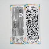 Trinity Stamps Leafy + Woodsy Background Stamp Sets