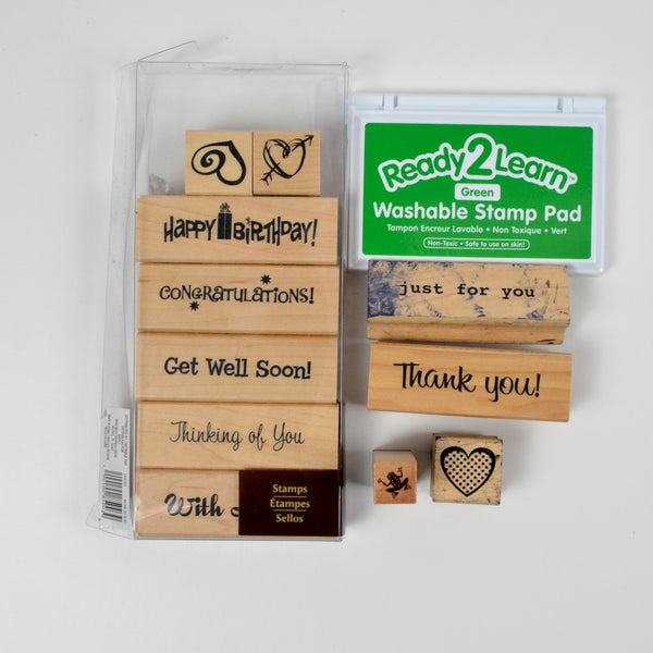 Card Stamps + Ink Pad