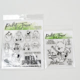 Picket Fence Hello, Peter Bunny + Animal Crackers: Caring Friends Stamps - 2 Packs