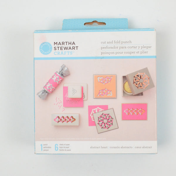 Martha Stewart Crafts Abstract Heart Cut + Fold Punch Set