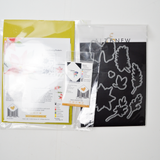 Altenew Holiday Bow + Dry Brush Poinsettia Clear Stamp Sets