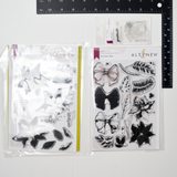 Altenew Holiday Bow + Dry Brush Poinsettia Clear Stamp Sets