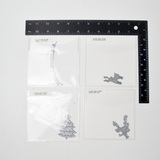 Flora and Fauna Christmas Tree, Deer Face, Woodland Deer + Happy Holidays Dies