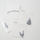 Flora and Fauna Christmas Tree, Deer Face, Woodland Deer + Happy Holidays Dies