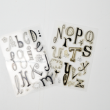 Alphabet Clear Stamp Set