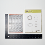 Stampin' Up! Vintage Labels Stamps + Ornate Background Stamp