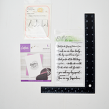 Mini Medieval Banner Dies, Card Sentiments + Breathe Out Stamps