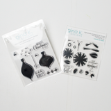 Gina K. Designs Flowers & Wings + Deck the Halls Card Sentiments Stamp Sets