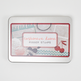 Cashmere Dame Rubber Stamp Set - 8 Stamps