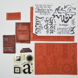 Assorted Quotes + Phrases Rubber Stamp Bundle