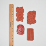 Geometric Handmade Rubber Stamp Bundle