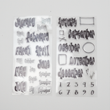 Days + Months Clear Planner Stamps