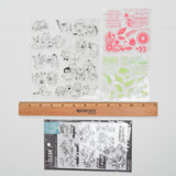 Cute Animal + Fantasy Clear Mountable Stamps