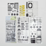 Planner Clear Mountable Stamps