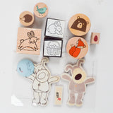 Cute Woodland Animal Stamps - 11 Stamps
