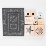 Frames + Decoration Rubber Stamps - 13 Stamps