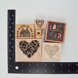 Love Rubber Stamps - 6 Stamps