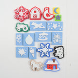 Farm + Icon Foam Stamps - 18 Stamps
