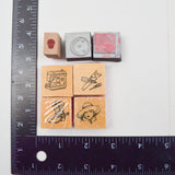 Assorted Rubber Stamps - Set of 7