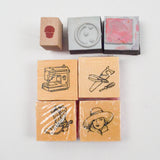 Assorted Rubber Stamps - Set of 7